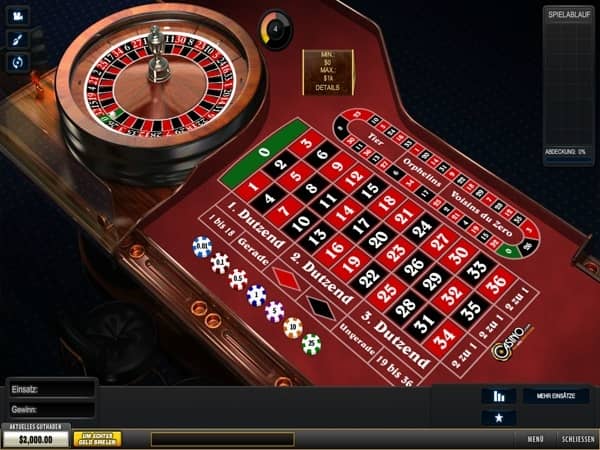 Roulette Zero Spiel 916636